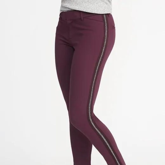 Old Navy Pants - Mid-Rise Side-Stripe Pixie Full-Length Pants